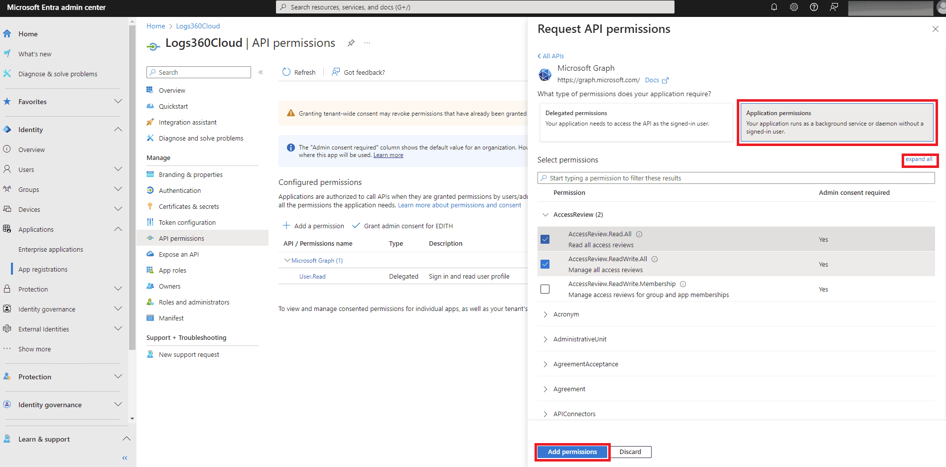 Configuring and managing