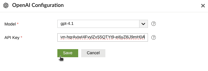 Configuring Azure OpenAI in ManageEngine Log360 Cloud