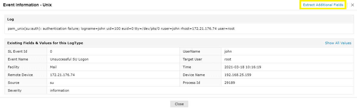 Custom Log Parser