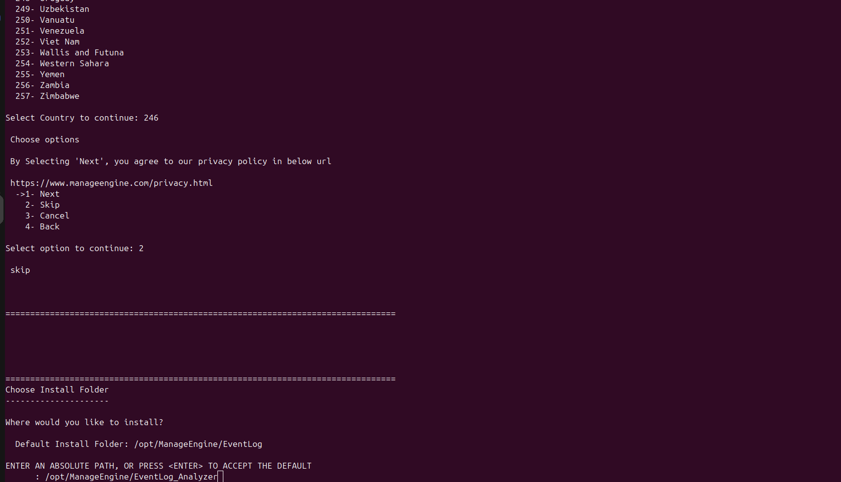 Installation and Uninstallation