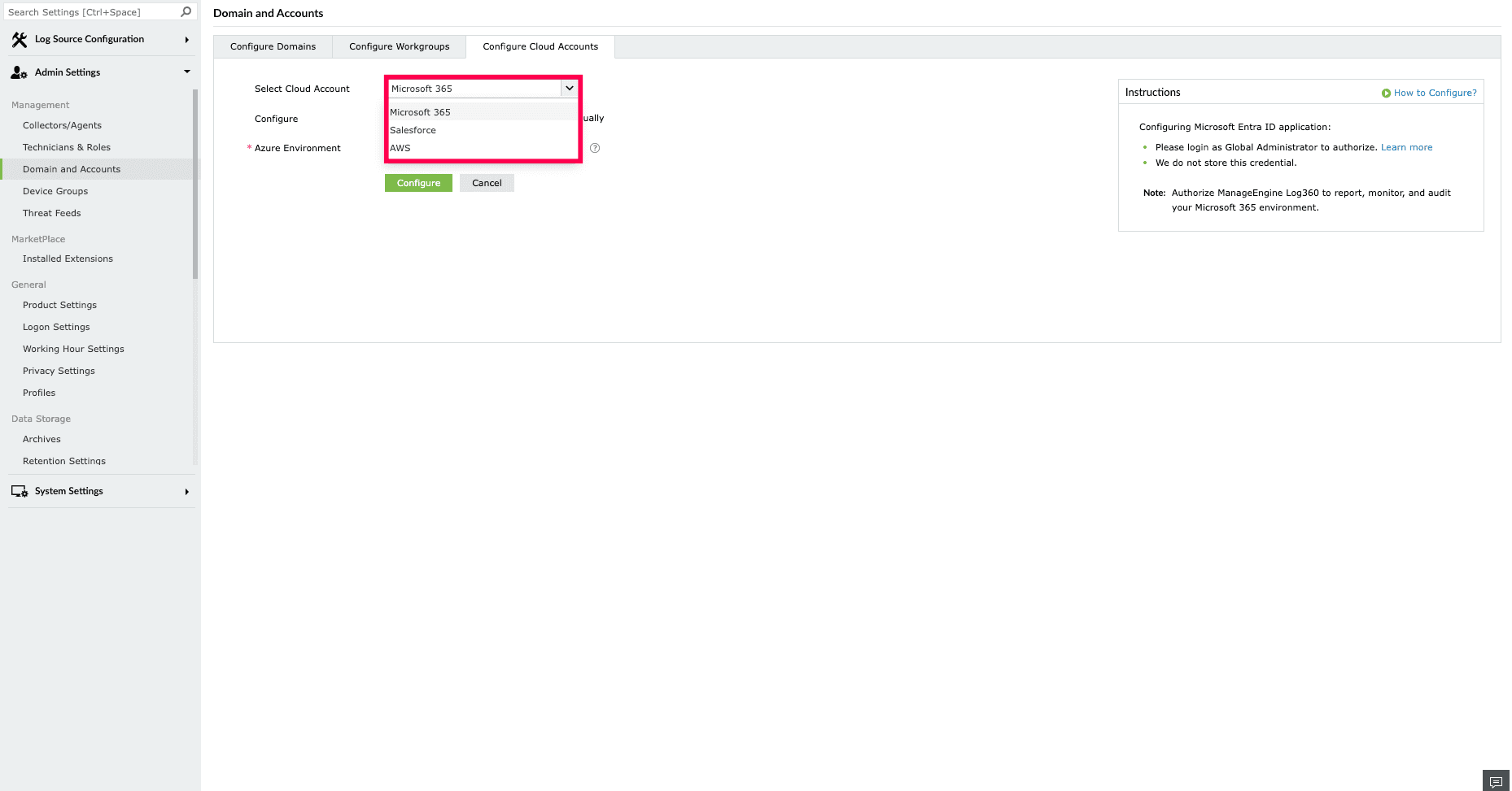 Configuring and Managing