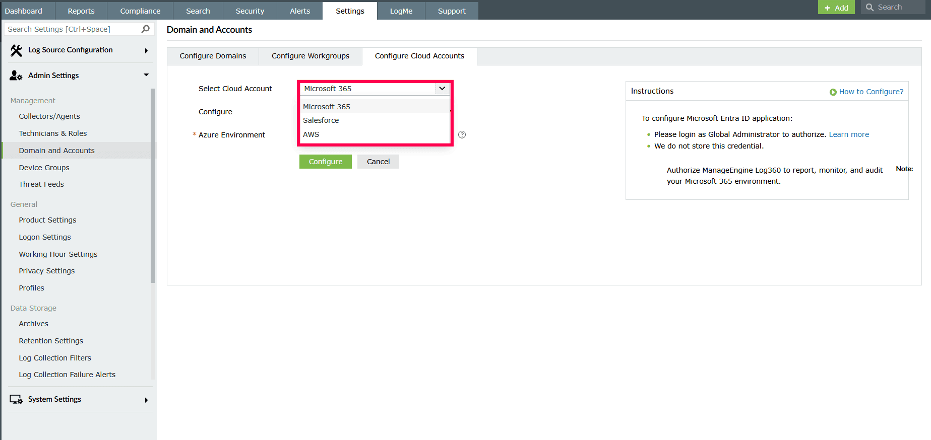 Configuring and Managing
