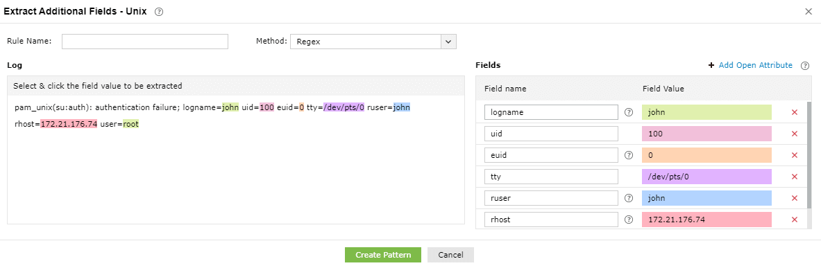 Custom Log Parser