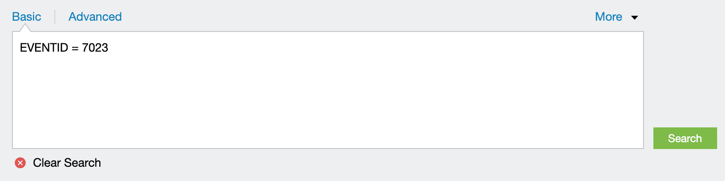Log Search in Log360