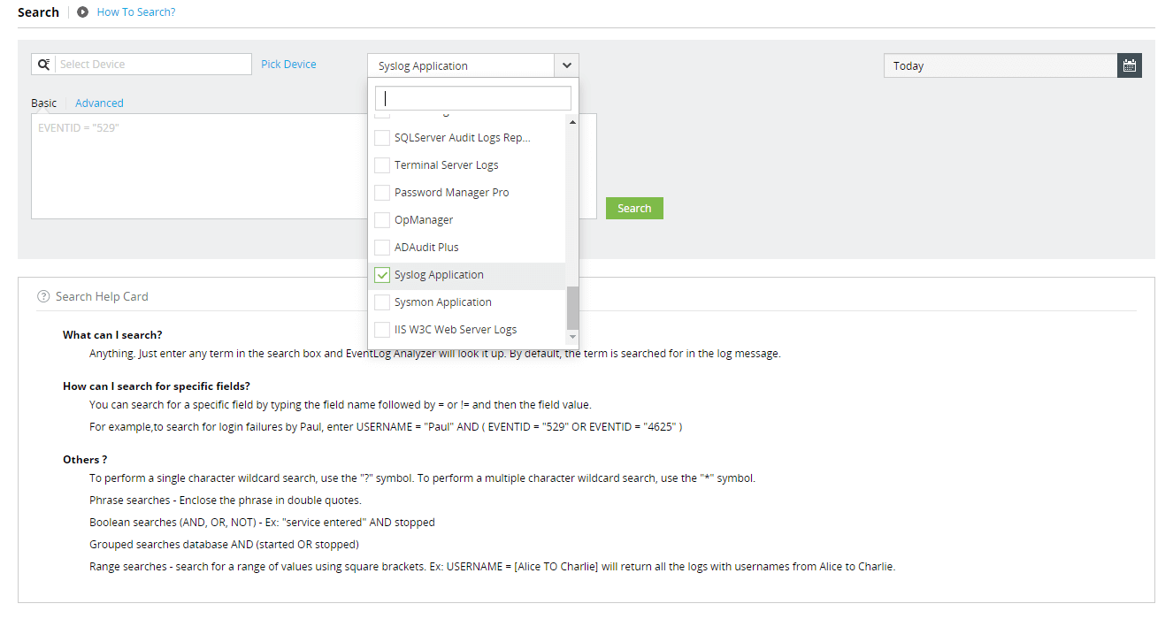 Syslog Application