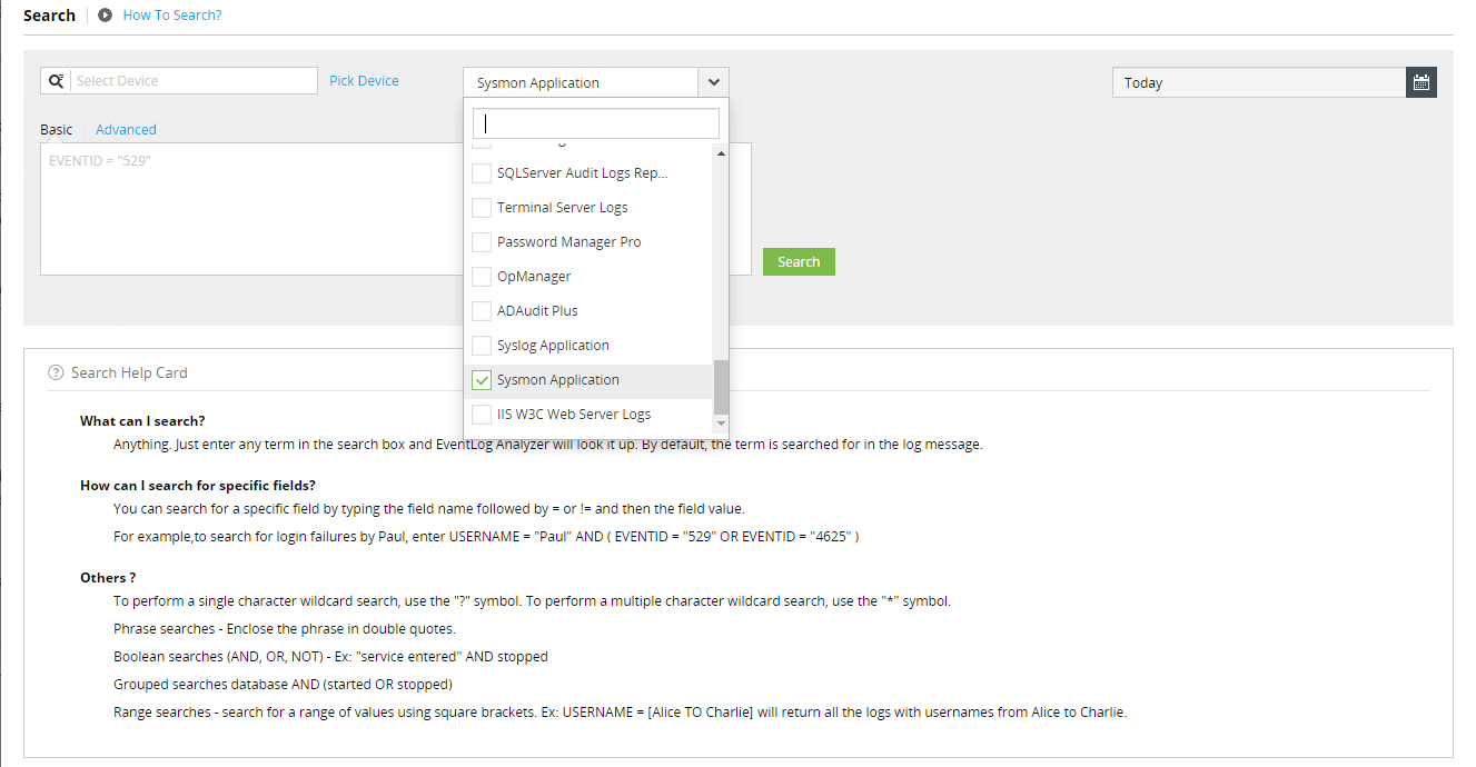 Sysmon Application