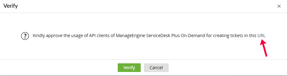 Ticketing Tool Integration