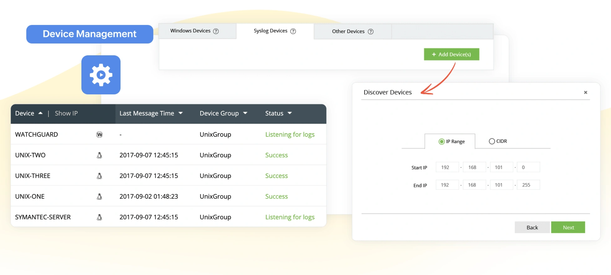 Automated log collection