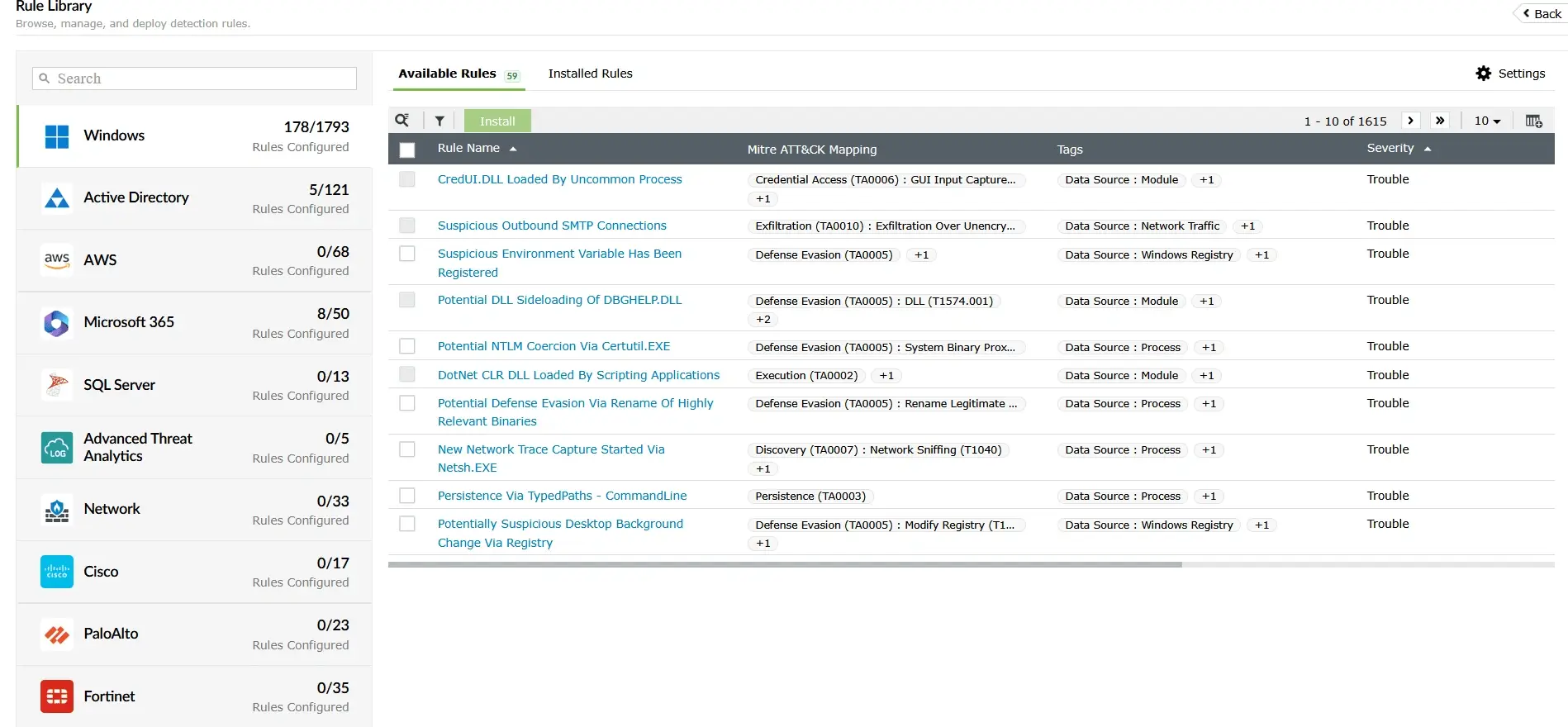 High-fidelity detections and alerts that reduce incident noise