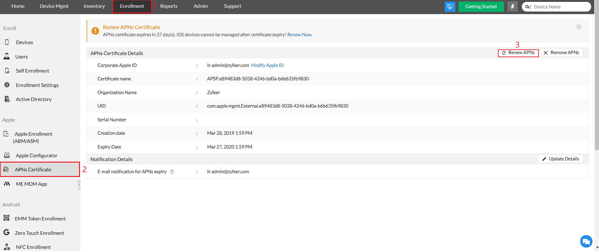 How to Renew APNs Certificate? Expired APNs certificate Renewal