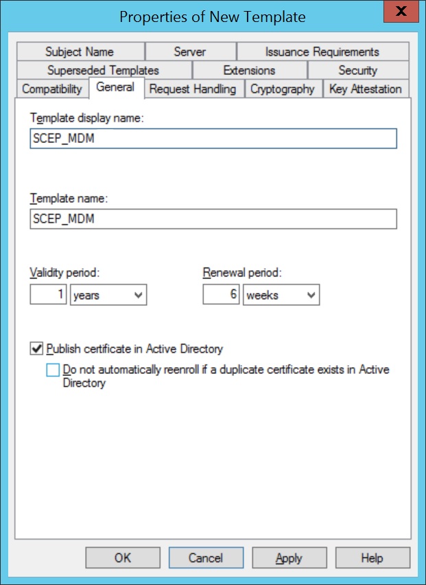 Configure SCEP for Android Step 4