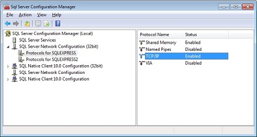 SQL Server Configuration Manager