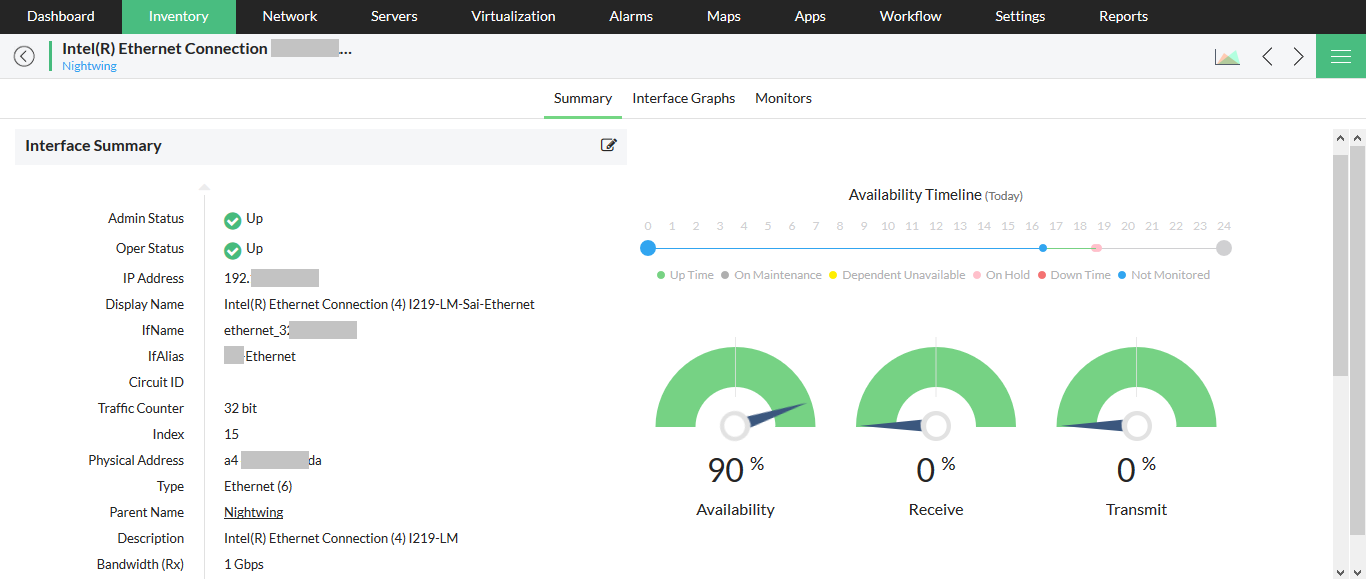 Monitor Software Performance Tool ManageEngine OpManager