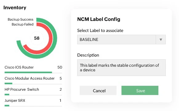 Network configuration management