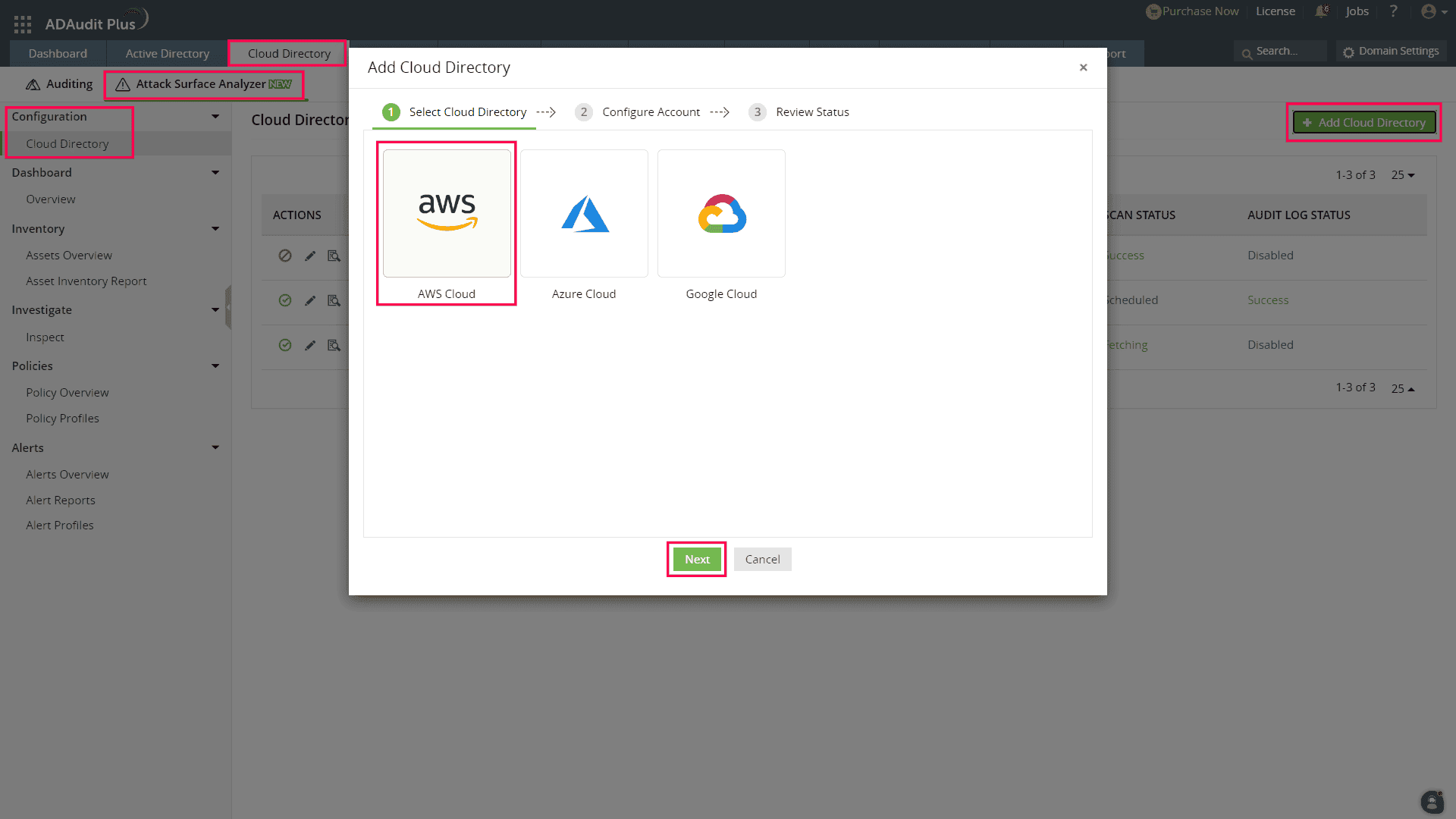 Attack Surface Analyzer for Amazon Web Services