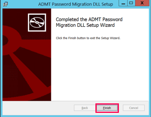 ADMT installation and setup