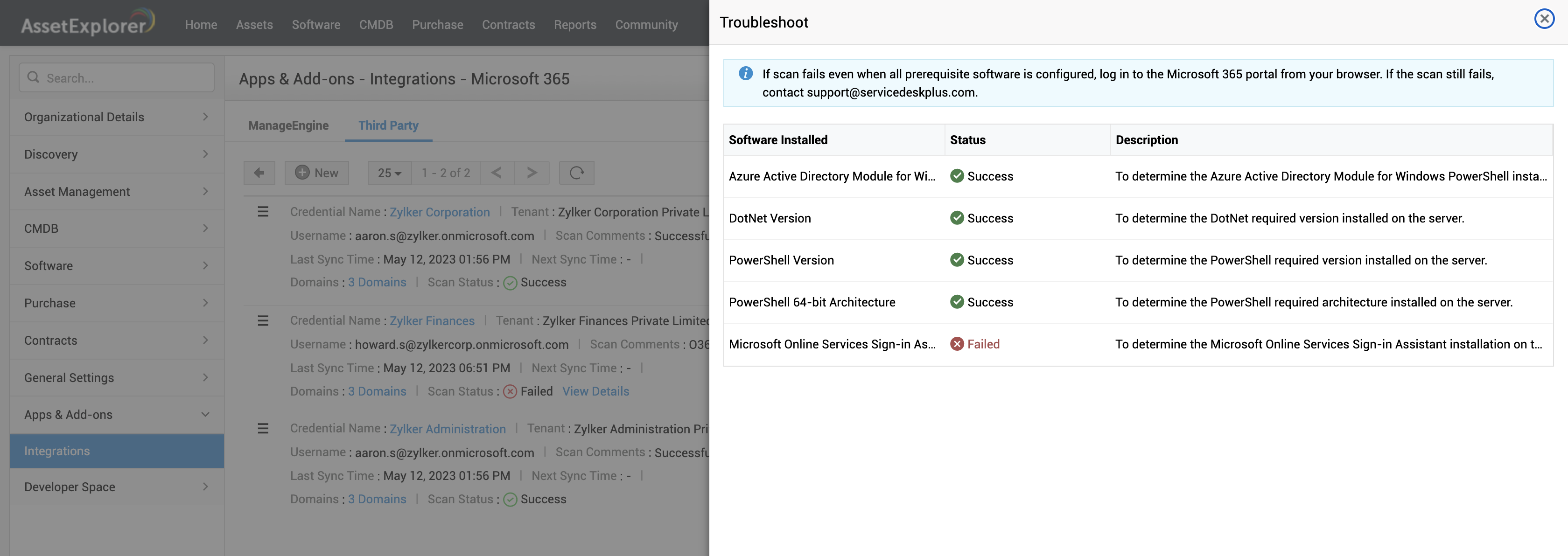 m365 troubleshooting
