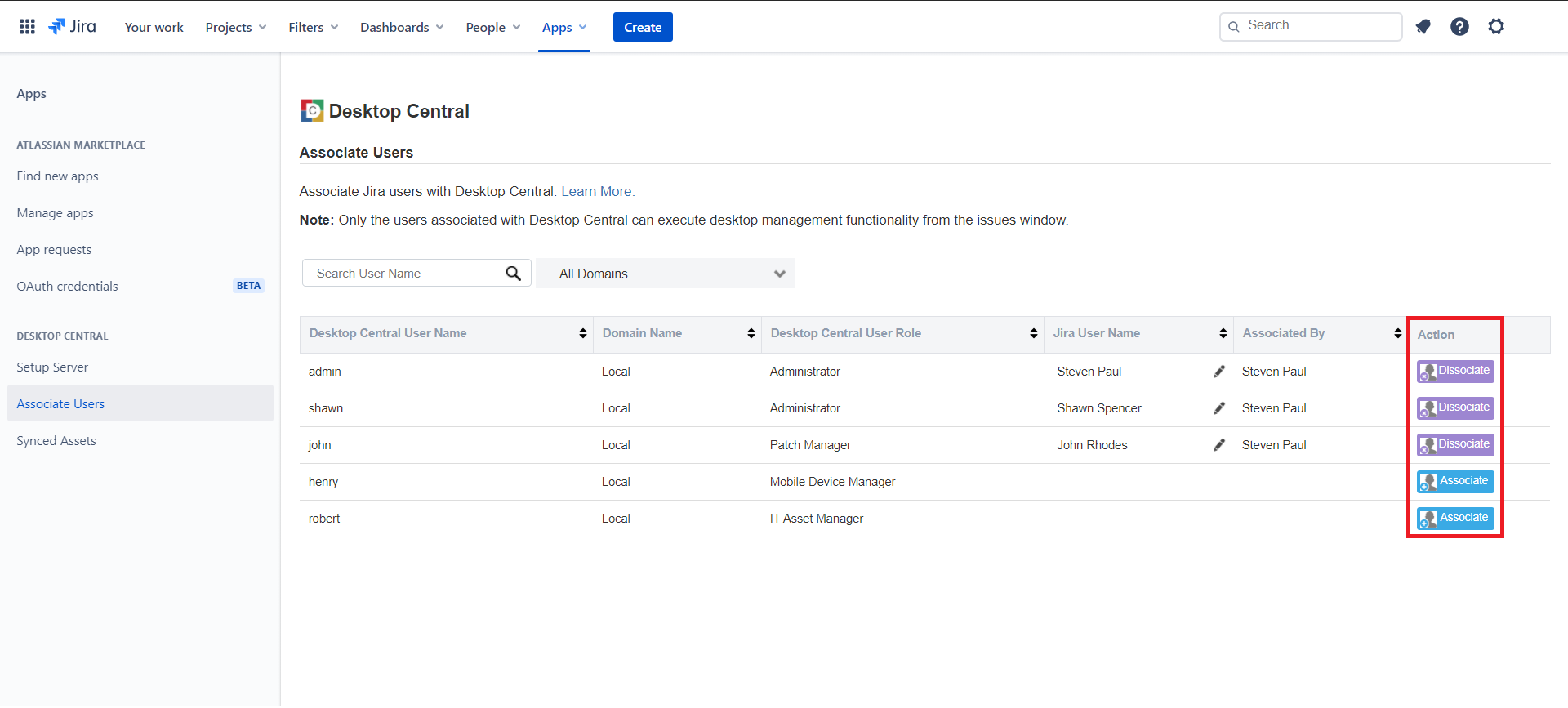How to integrate ManageEngine Endpoint Central with Jira?