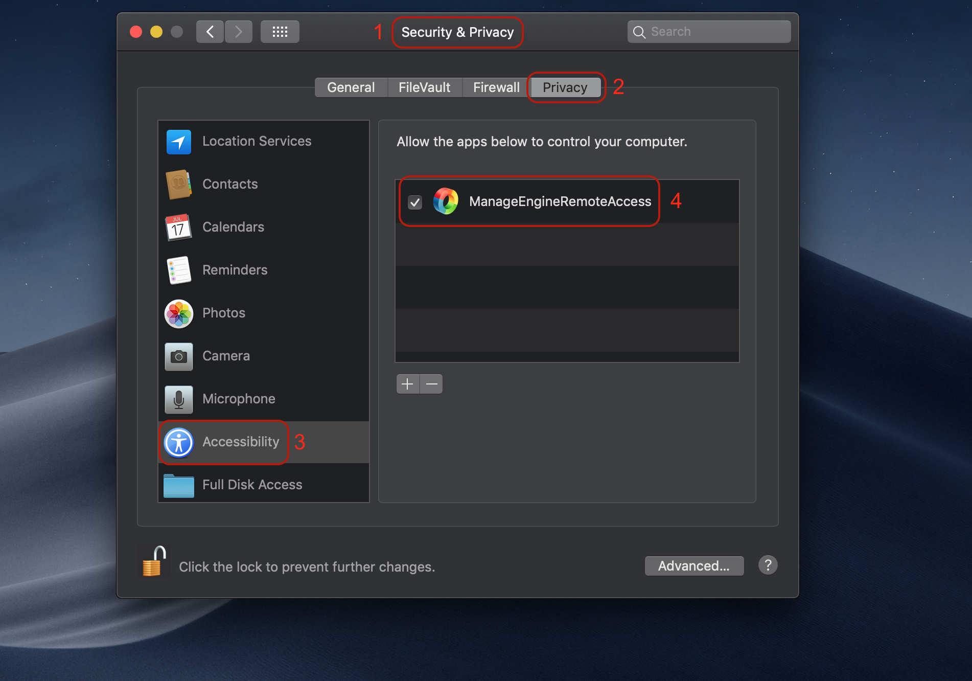 Mac 14 remote control error MAC 10.14 remote control error