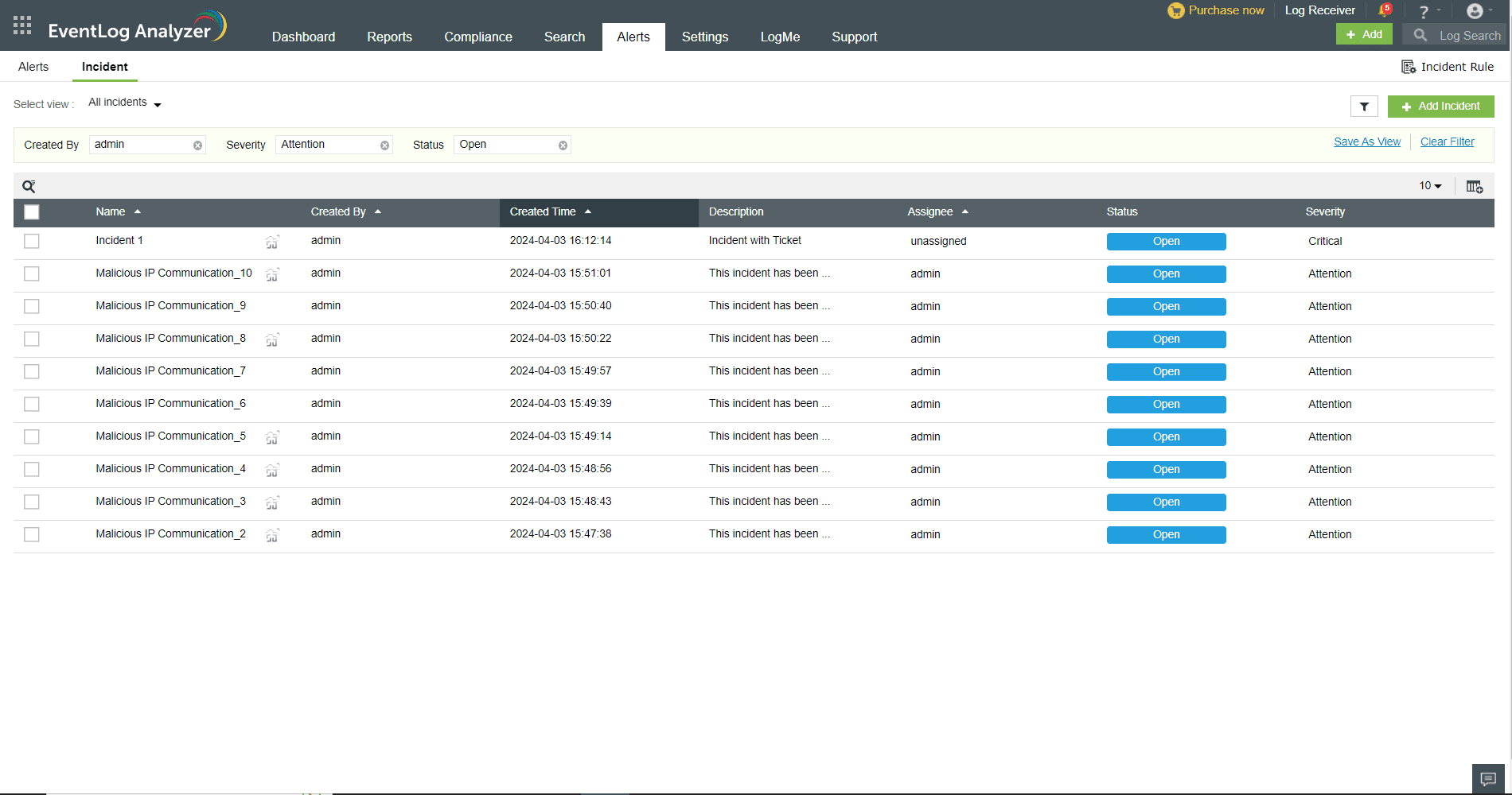 Steps to map reports as incidents