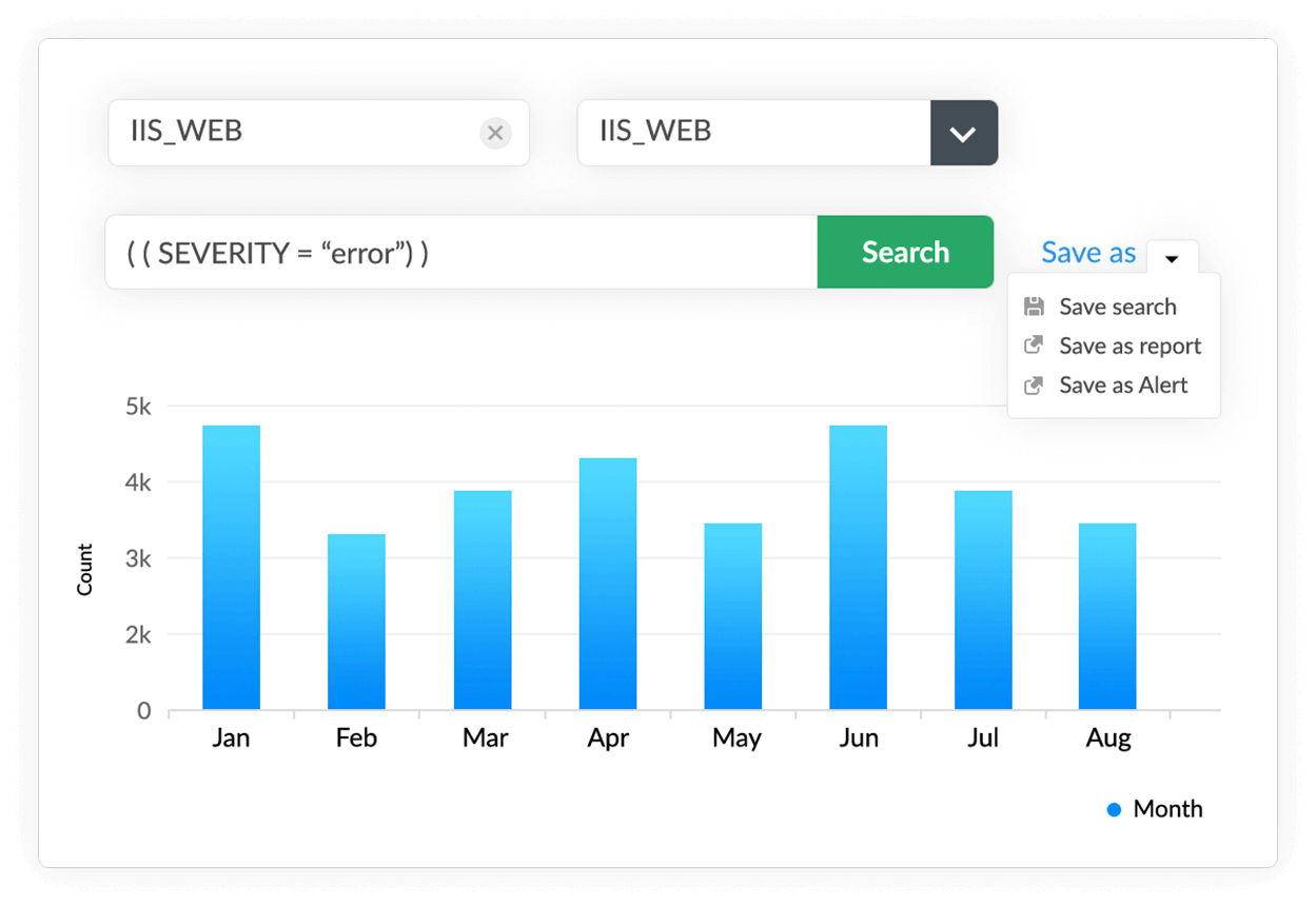 Custom log parser