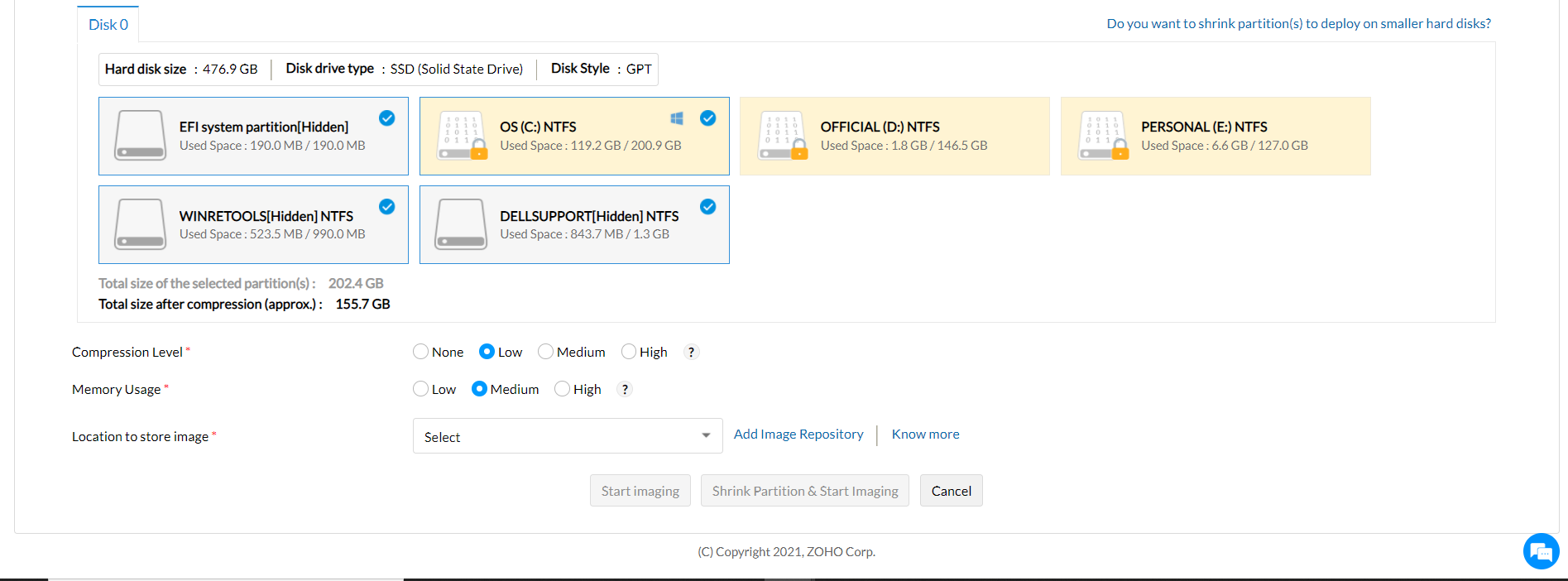 windows 10 image - ManageEngine OS Deployer