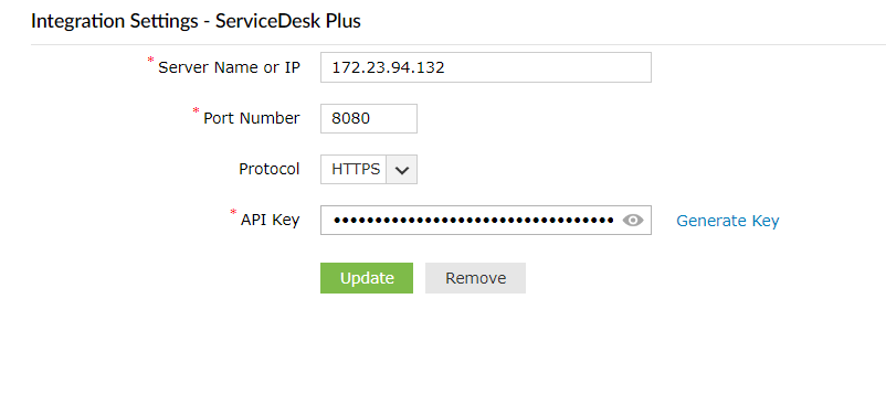 Connection configuration