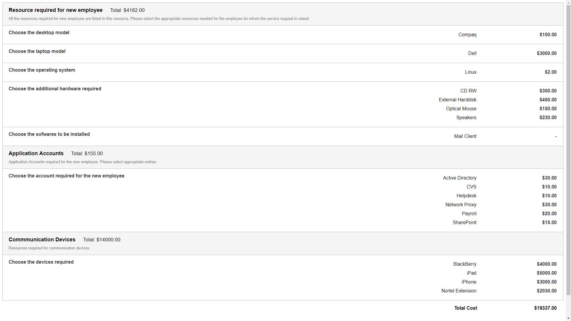 Approval Notification Examples Service level agreements (SLA) | Service catalog