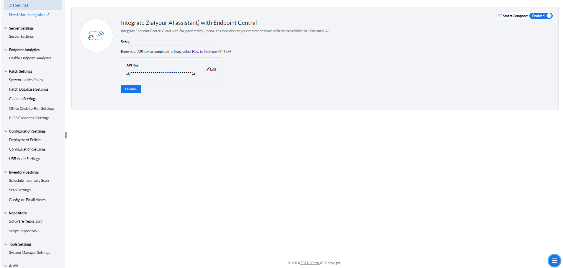 Remote Access Plus API Key Validation