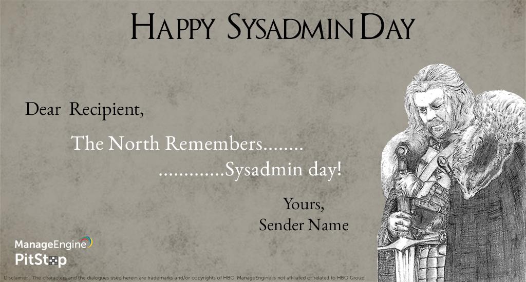 SysAdmin Day E-Cards