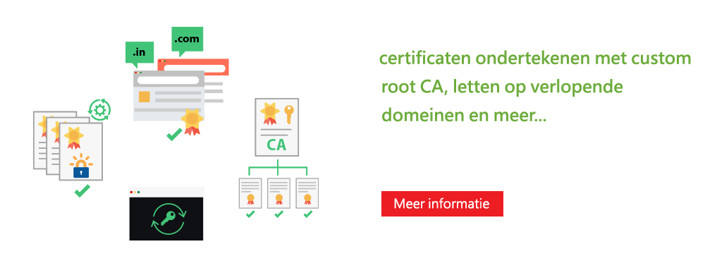 certificaten ondertekenen met custom root CA, letten op verlopende domeinen en meer...