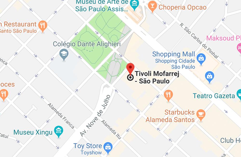 Tivoli Mofarrej São Paulo