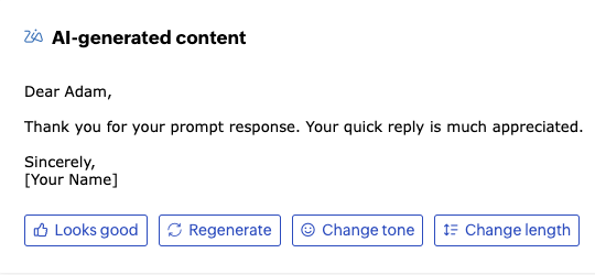 AI-generated content