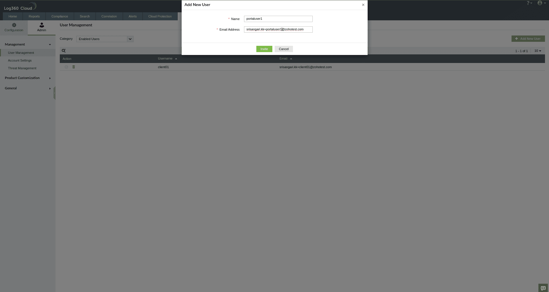 Portal User Management
