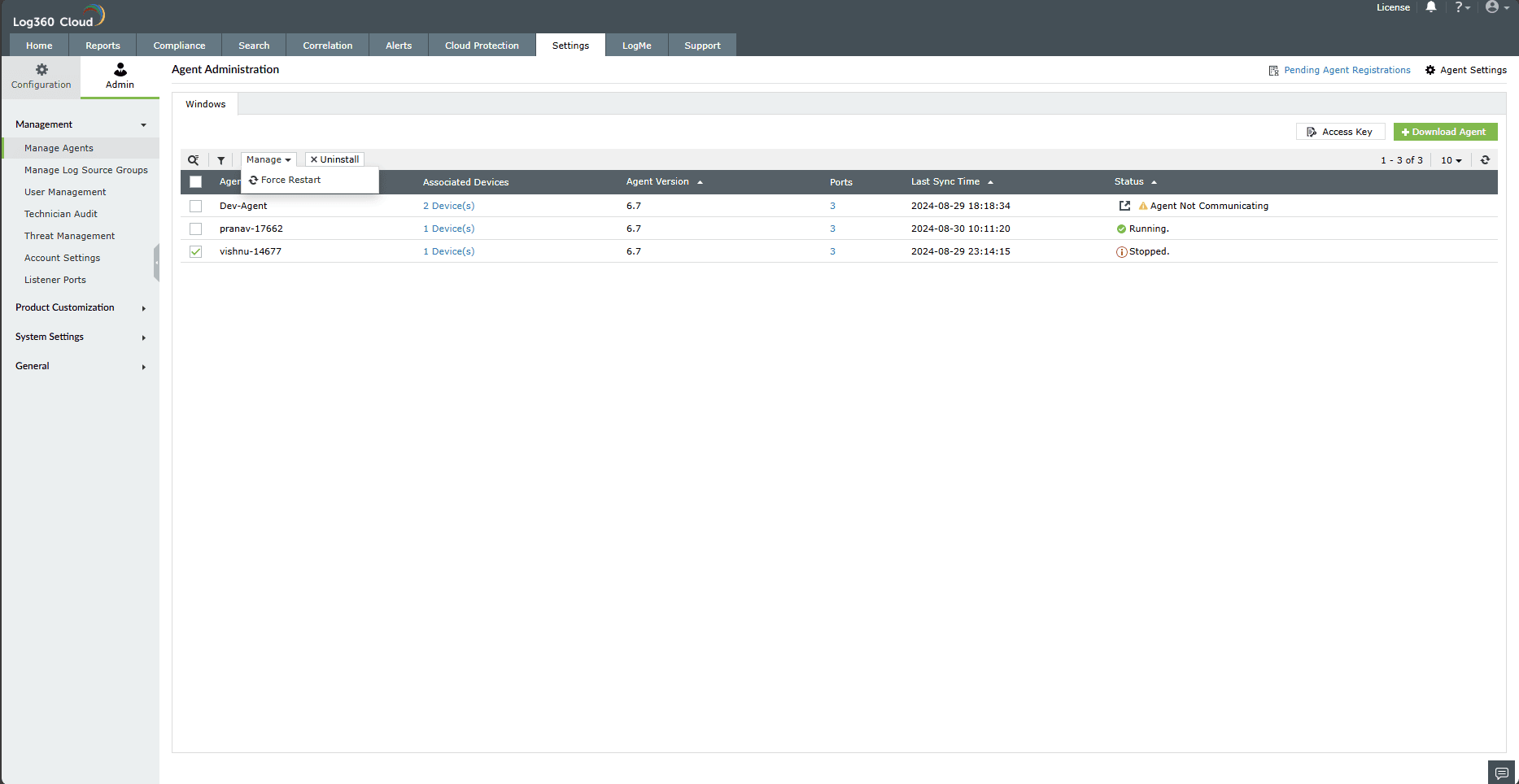 uninstalling-an-agent