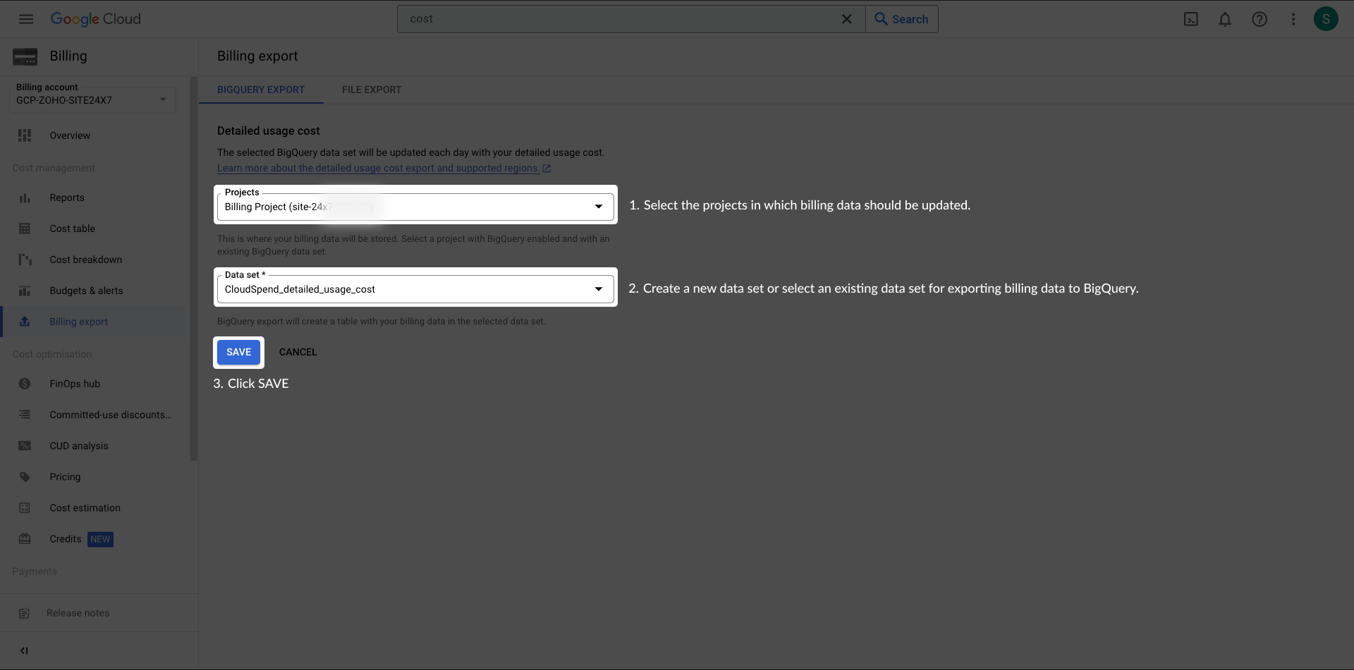 select-project select project