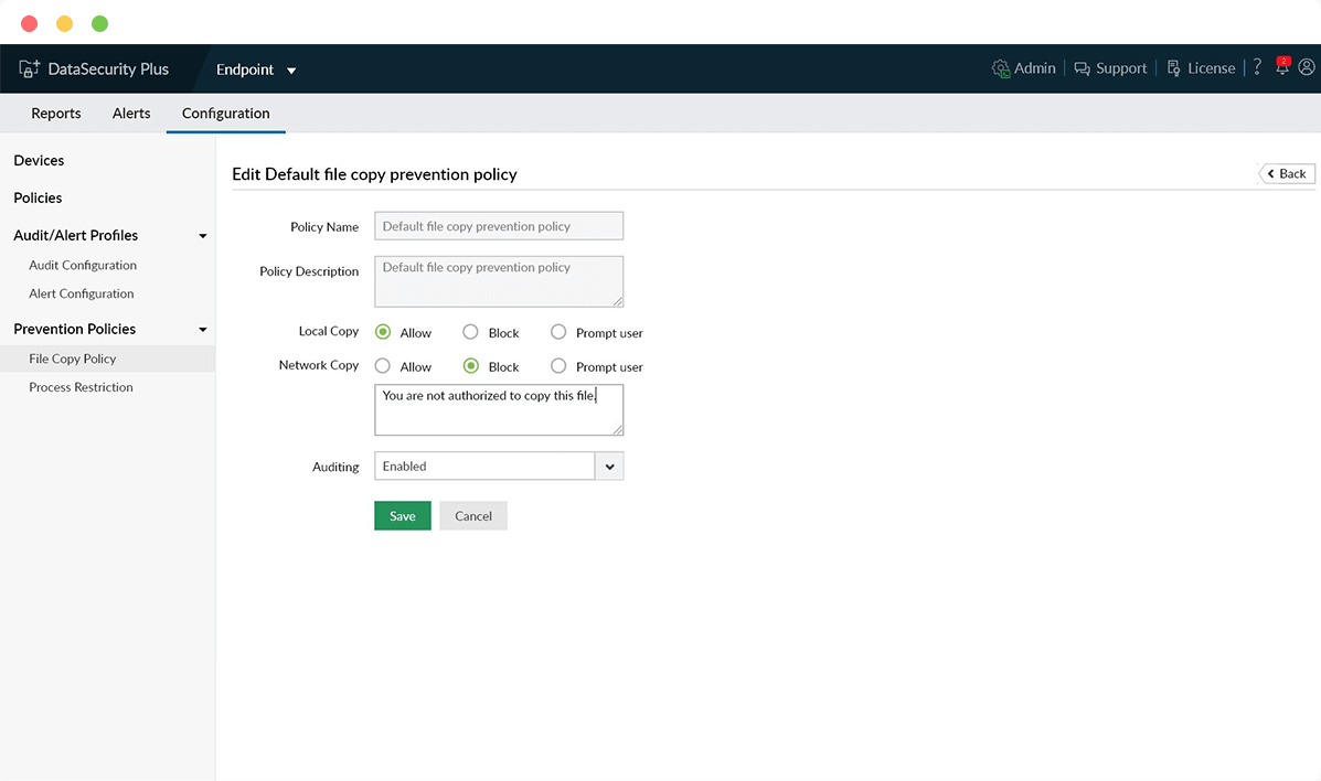 Manage endpoints in groups