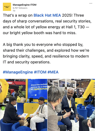 ManageEngine ITOM - LinkedIn