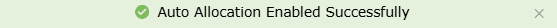 Configuring auto allocation