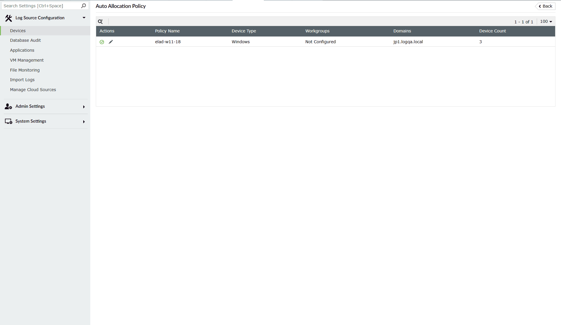 Configuring auto allocation