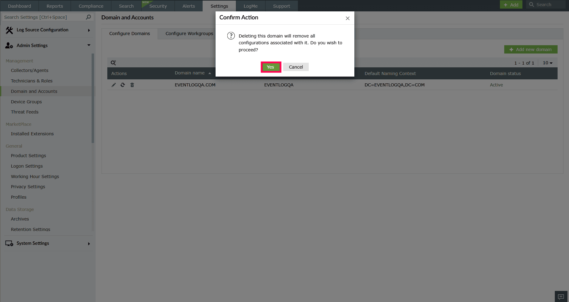 Domain and Accounts