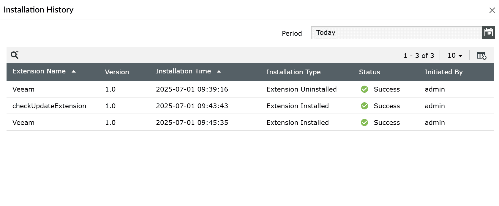 Modify Extensions