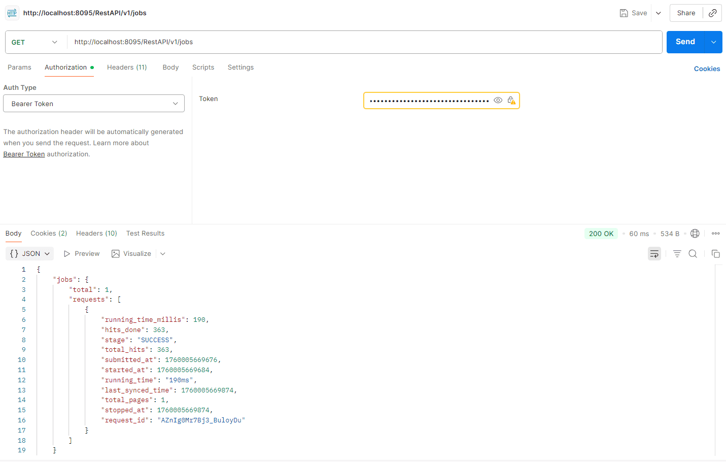 Jobs API