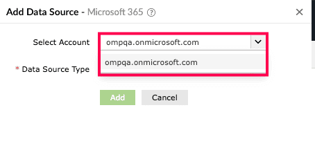 Adding data source