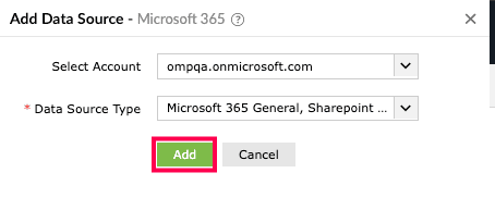 Adding data source