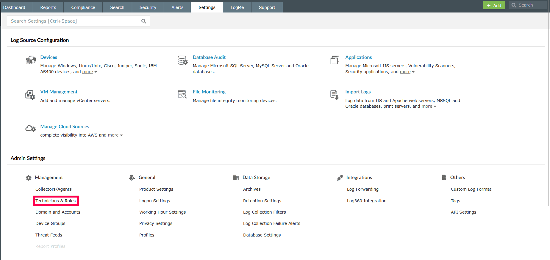 Managing technicians