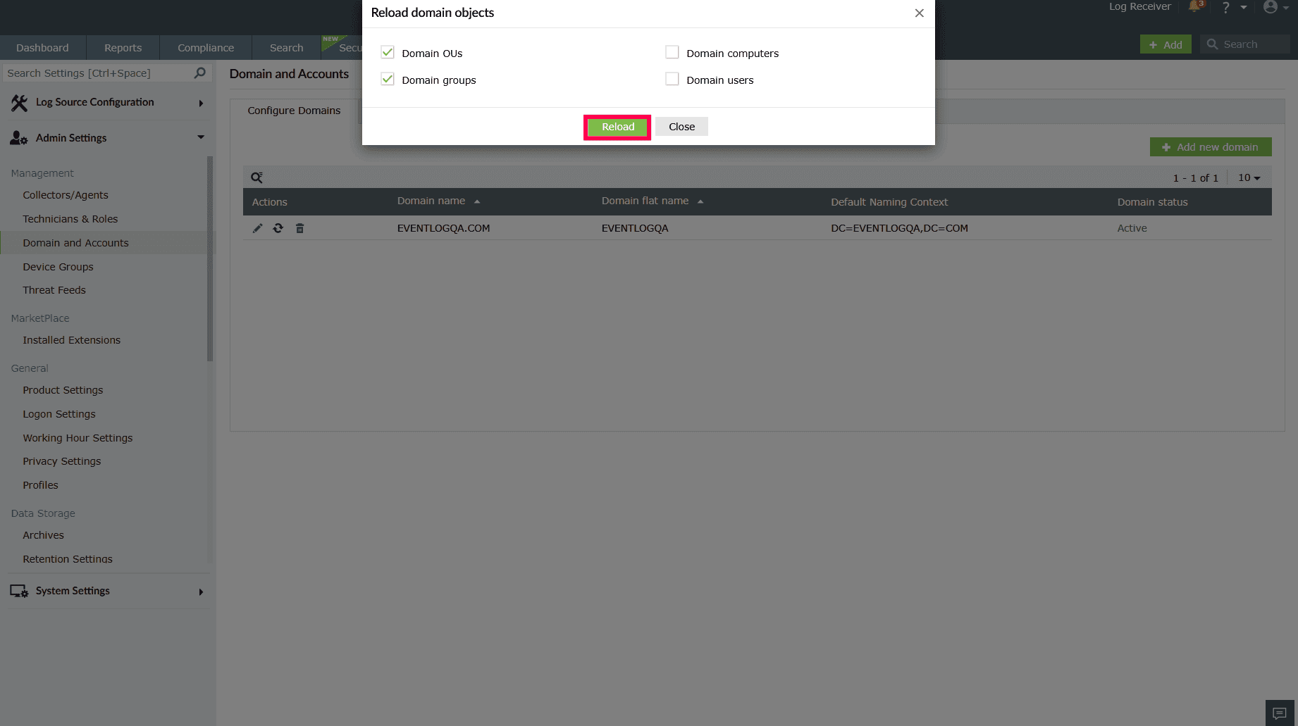 Domain and Accounts
