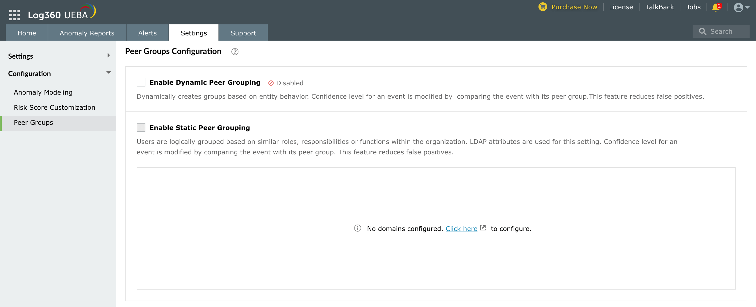 Static and Dynamic Peer Grouping