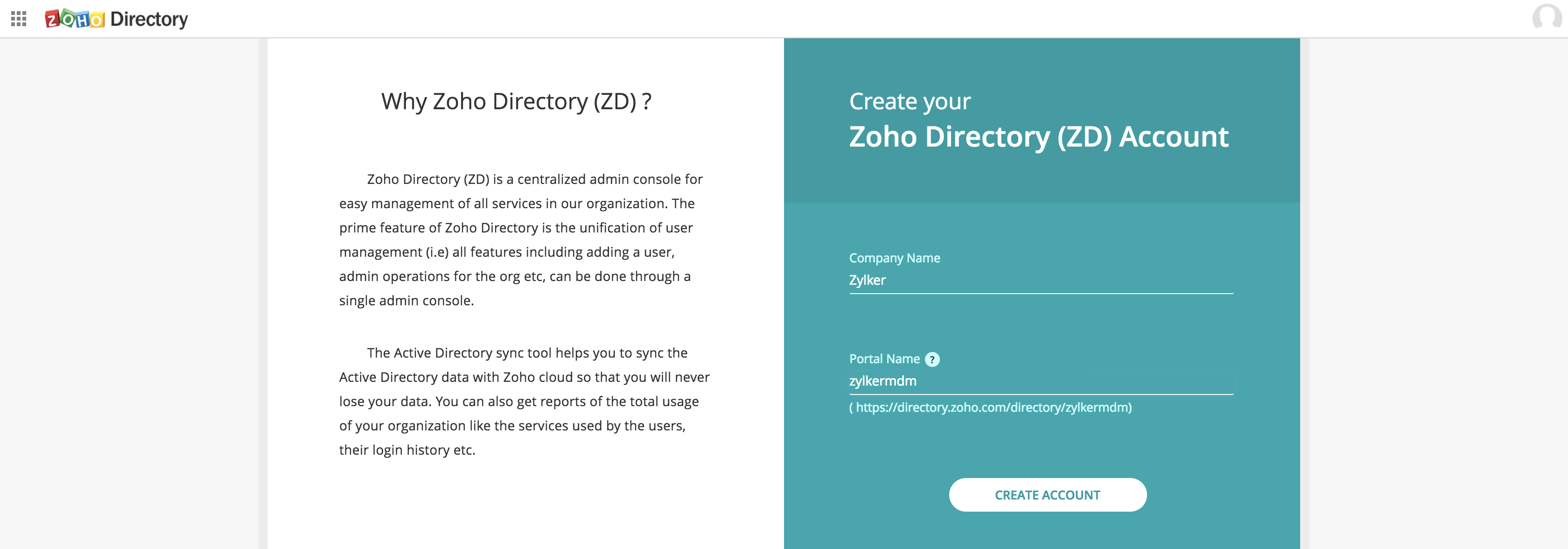 Microsoft Active Directory Integration Step 1