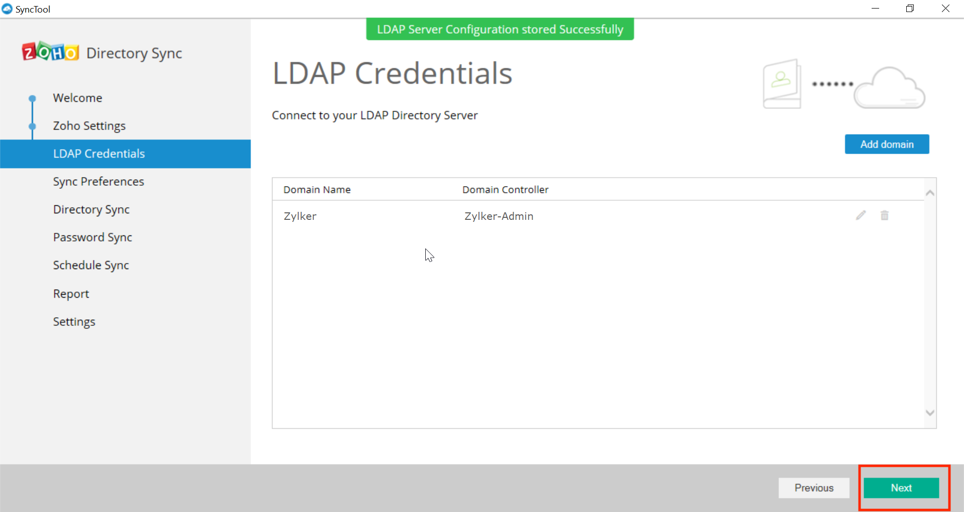 Microsoft Active Directory Integration Step 20